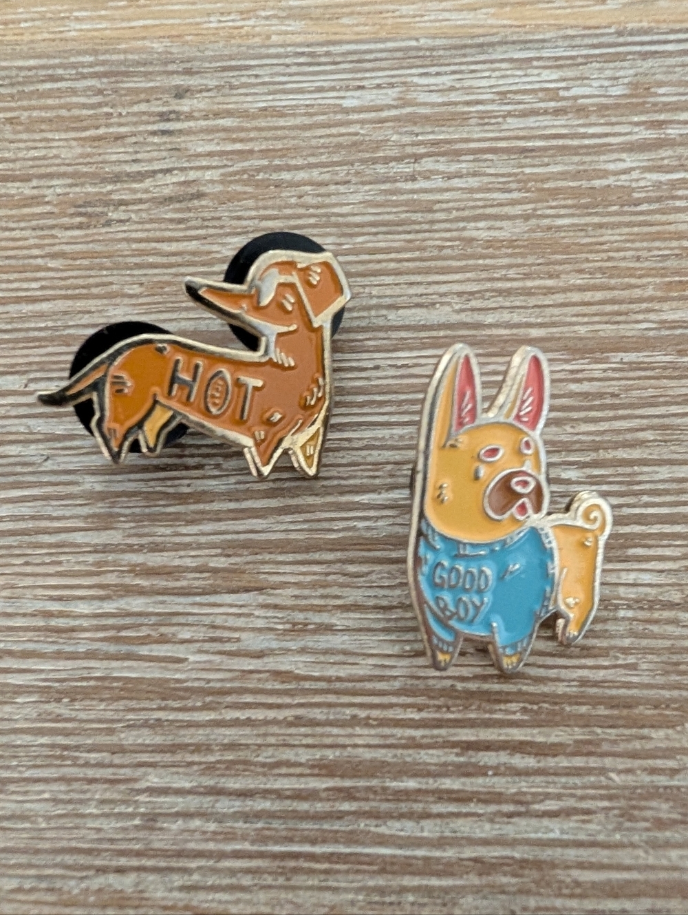 1 Dog Enamel Pins - Frenchie Good Boy (Only 1 Pin)